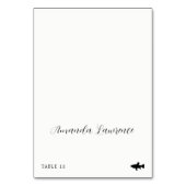 Script Name Seafood-Option-Platzkarte Tischnummer (Vorderseite)