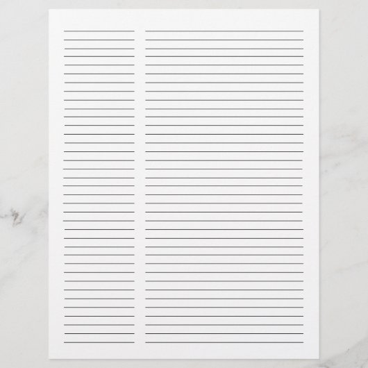 Script Navy Blue Metallic Gold Monogram Recipe (Rückseite)