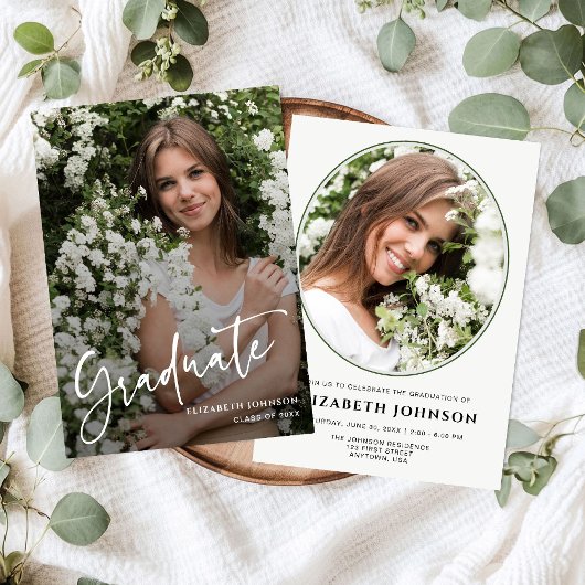 Script Photo Graduation Party  Einladung