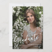 Script Photo Graduation Party  Einladung (Vorderseite)