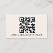 Script Plant Sitter Designer Visitenkarte (Rückseite)