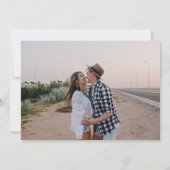 Script Probe Dinner Foto auf der Rückseite Einladu Einladung (Rückseite)