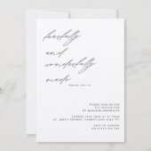 Script Psalm 139 Kraft Baby Dedication Einladung (Vorderseite)