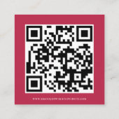 Script QR Code Wedding Magenta UAWG Begleitkarte (Rückseite)