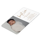 Script Religious Baptism & Christening Einladung Magnet (Linke Seite)
