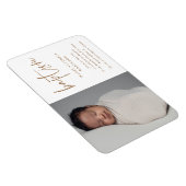 Script Religious Baptism & Christening Einladung Magnet (Rechte Seite)