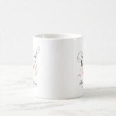 Script Rose Gold Class of 2024 Abschluss Kaffeetasse (Mittel)