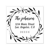 Script-Rücksendeadresse für Blumenschreiber Permastempel (Design)