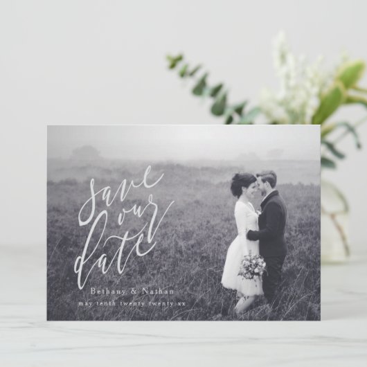 SCRIPT-SAVE THE DATE SAVE THE DATE (Stehend Vorderseite)