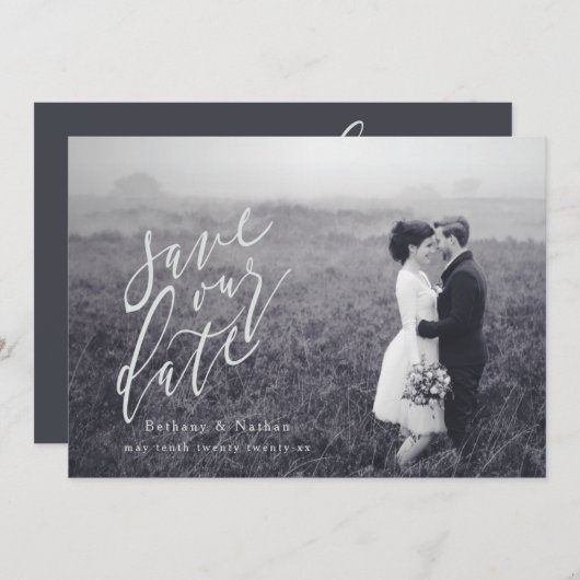 SCRIPT-SAVE THE DATE SAVE THE DATE (Vorne/Hinten)