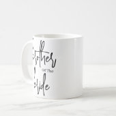 Script Schwarzer Bruder der Brautehohe Kaffee Kaffeetasse (Vorderseite Links)