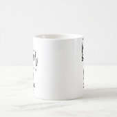 Script Schwarzer Bruder der Brautehohe Kaffee Kaffeetasse (Mittel)