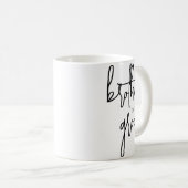 Script Schwarzer Bruder der Bräutigam Hochzeit Kaf Kaffeetasse (VorderseiteRechts)