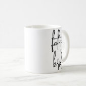 Script Schwarzer Vater der Brautehohe Kaffee Kaffeetasse (VorderseiteRechts)