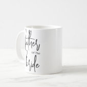 Script Schwarzer Vater der Brautehohe Kaffee Kaffeetasse (Vorderseite Links)