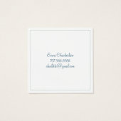 Script Signature Personalisiert Bee Floral (Rückseite)