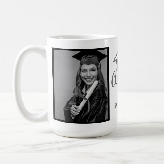 Script Silver 2023 Custom Abschluss Foto Kaffeetasse (Links)