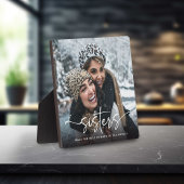 Script Sisters Foto Keepake-Geschenk Fotoplatte