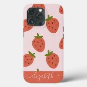 Script Strawberry Case-Mate iPhone Hülle (Rückseite)