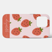Script Strawberry Case-Mate iPhone Hülle (Rückseite (Horizontal))