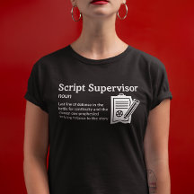 Script Supervisor Definition Dark Mode - Film-Crew