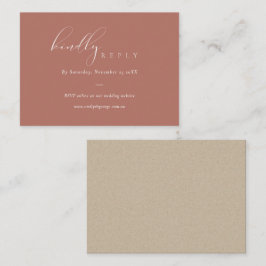 Script Terracotta Online Wedding Website UAWG Begleitkarte