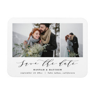 Script text Foto Magnet