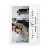 Script text Foto Magnet (Vertikal)