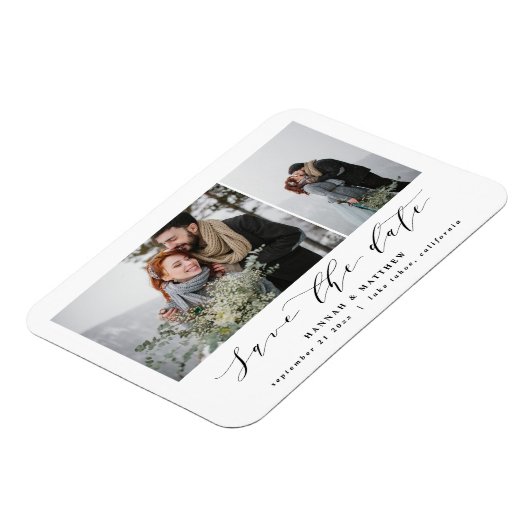 Script text Foto Magnet (Linke Seite)