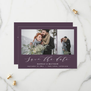 Script text Foto Moderne Hochzeit Save The Date
