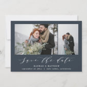 Script text Foto Save The Date (Vorderseite)