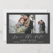 Script text Foto Save The Date (Vorderseite)