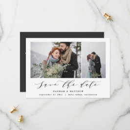 Script text Foto Save The Date