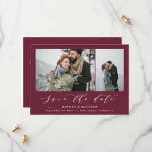 Script text Foto Save The Date