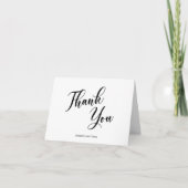 Script Thank Card for Couples Dankeskarte (Vorderseite)