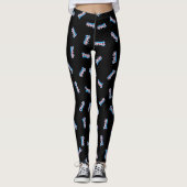 Script Transgender Pride Leggings (Vorderseite)