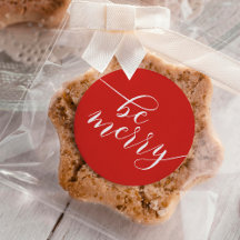 Script Typografie "Be Merry"