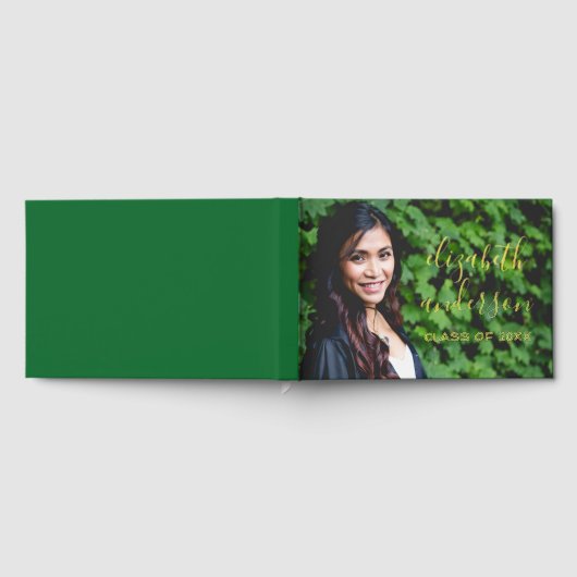 Script Typografy Abschluss Gästebuch (Voll)