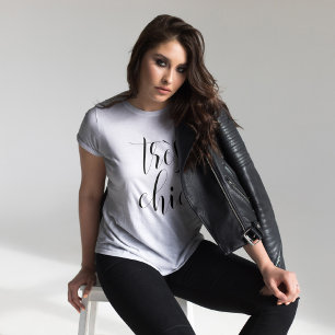 Script Typography Très Chic T-Shirt