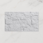 Script Wall Brick Berufliche Visitenkarte (Rückseite)