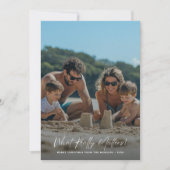 Script, was wirklich zählt Beach Foto Weihnachten (Vorderseite)