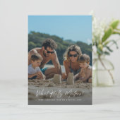 Script, was wirklich zählt Beach Foto Weihnachten (Stehend Vorderseite)