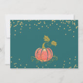 Script Watercolor Pumpkin Glitzer Fall Danke (Rückseite)