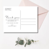 Script Wedding 3 Foto Vielen Dank Postcard Postkarte
