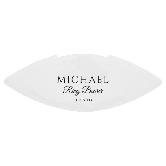Script Wedding Bestman Typografy Favor Football (Panel)