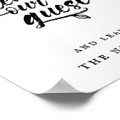 Script Wedding Bitte Gästebuch unterschreiben (Ecke)