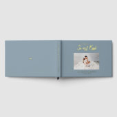 Script Wedding Foto Nautical Blue Wedding Gästebuch (Voll)