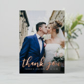 Script Wedding Foto Vielen Dank für die Einladung (Stehend vorne)