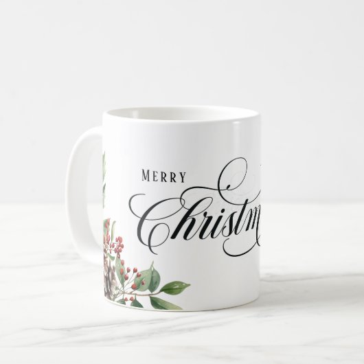 Script Weihnachten Kaffeetasse (Vorderseite Links)