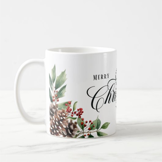 Script Weihnachten Kaffeetasse (Links)